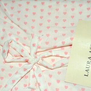 Laura Ashley Pink Heart Cotton Pillowcase Set